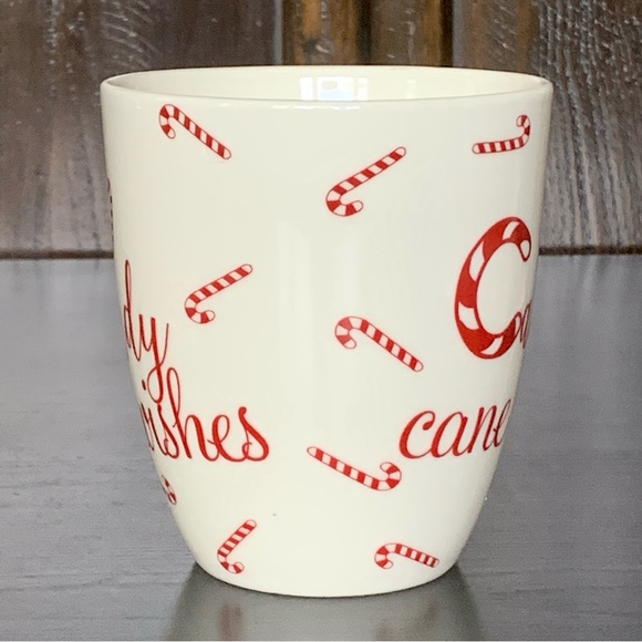 Pfaltzgraff Candy Cane Wishes Ceramic Christmas Mug - Picture 7 of 8